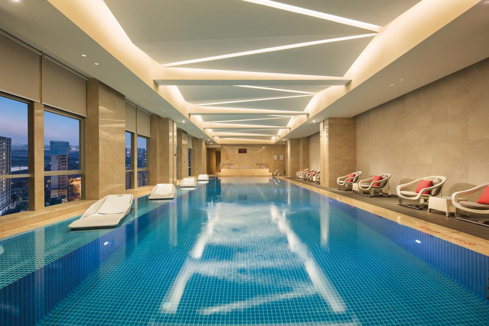 Hilton Chengdu Longquanyi Hotell Exteriör bild